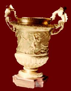 urne en bronze dore, circa 1870